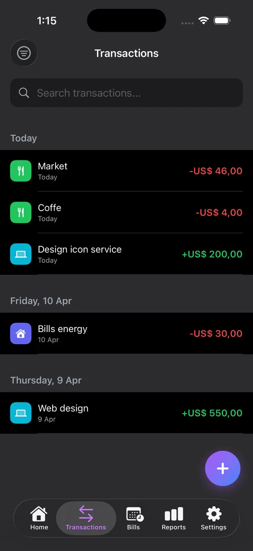 FinFlow Transactions